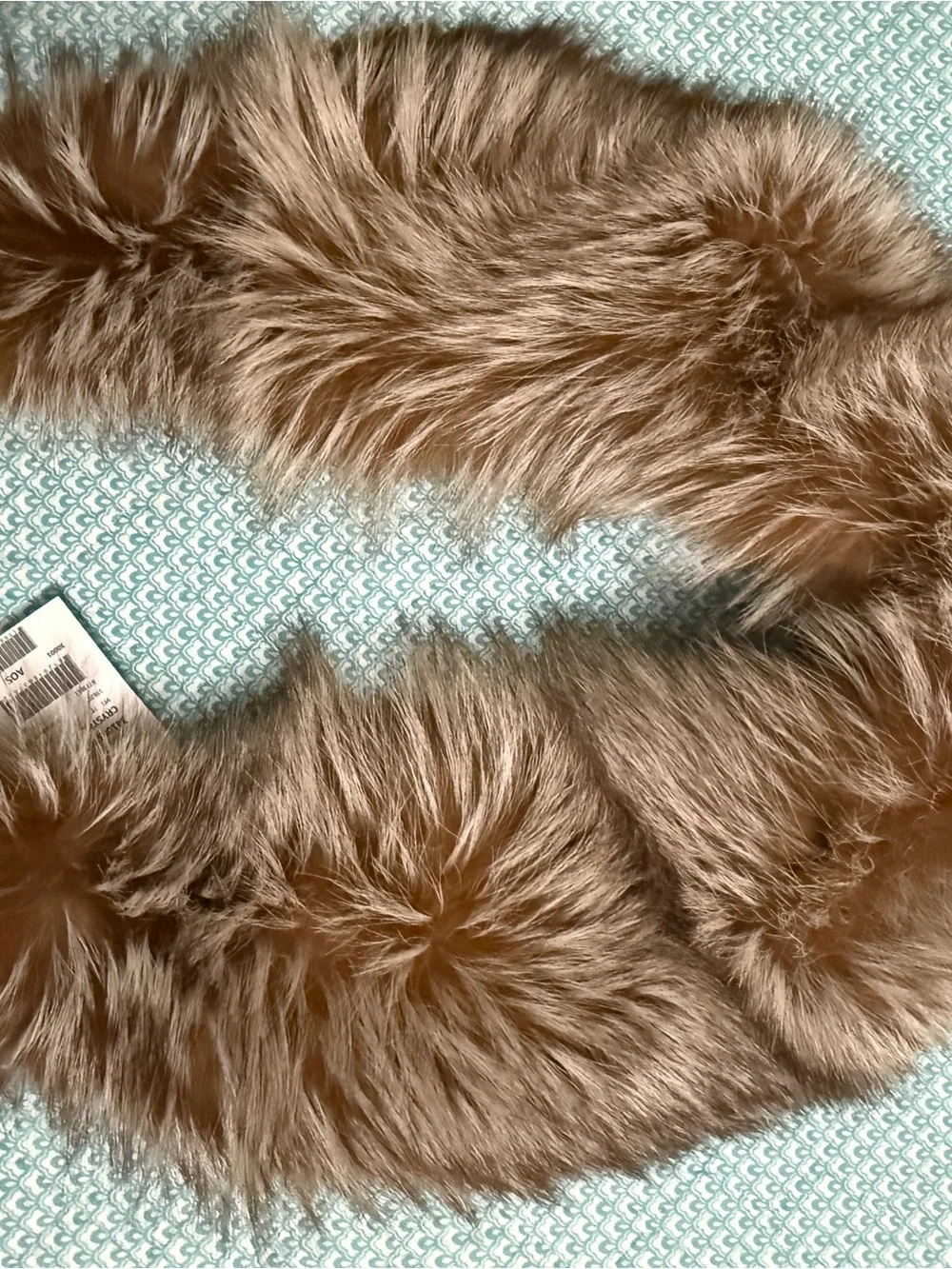 Julia & Stella Real Dyed Silver Fox Skins Fur Collar Scarf